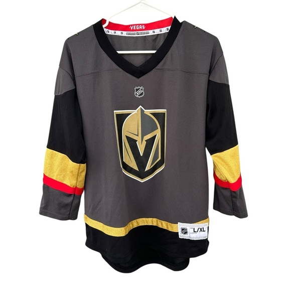 NHL Authentic Las Vegas Golden Knights Youth Jersey - Size Large/XL - Picture 1 of 10